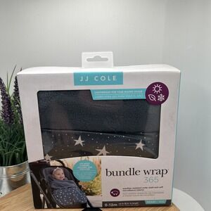 JJ Cole Baby Bundle 365 Car Seat Cover & Stroller Accessory  Comfort Stars Light